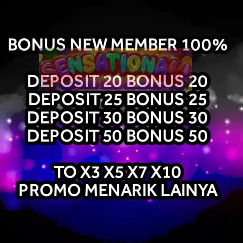 Bonus New Member 100